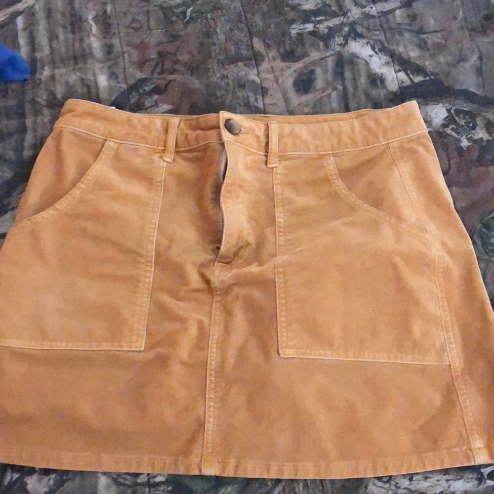 AE super stretch corduroy skirt